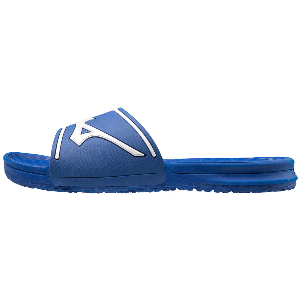 Mizuno Relax Slide 2 Férfi Papucs Kék/Fehér FUH983612